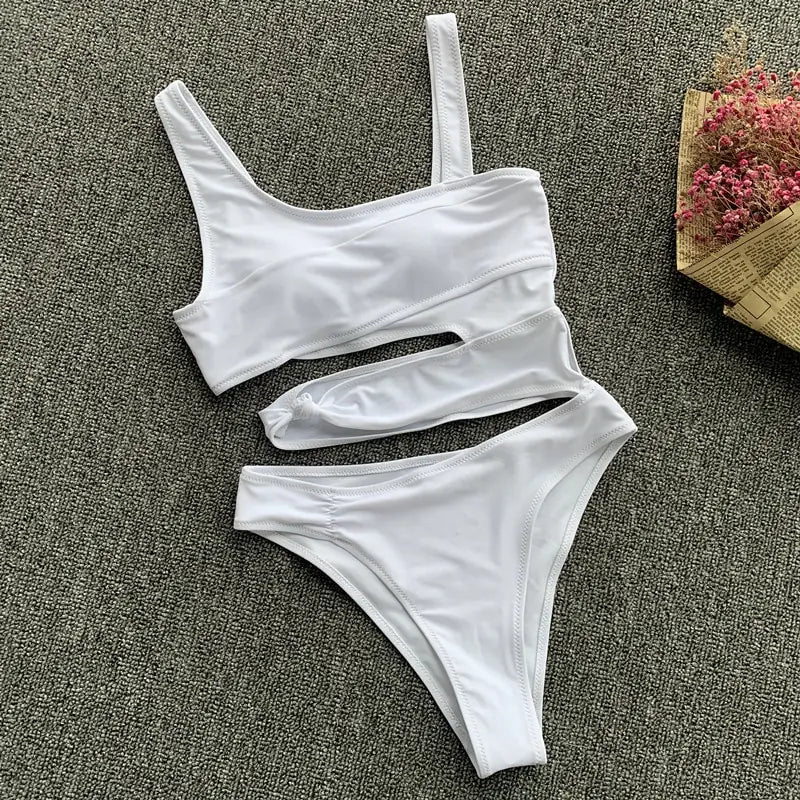 Nadia | One-Shoulder Bikini Set