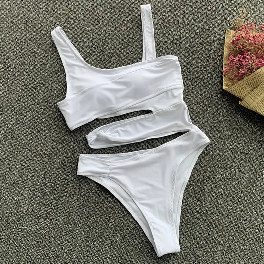 Nadia | One-Shoulder Bikini Set