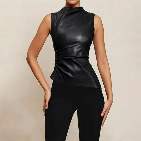 Adeline | Trendy ChicZip geplooide top