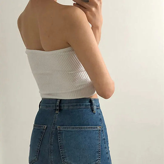 Nina | Elegant Strapless Top