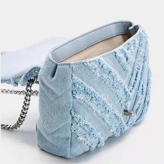Denim kettingtas