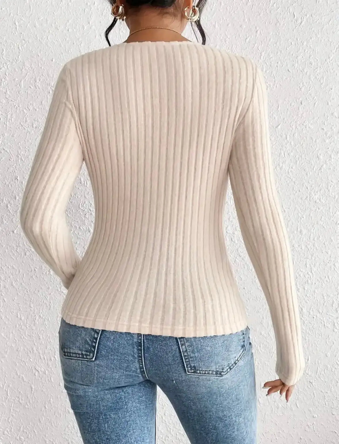 Selene | Solid Square Neck Ruched Top