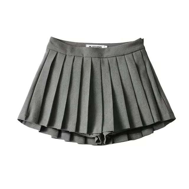 Amy | High Waist Side Zipper Skirt