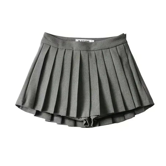Amy | High Waist Side Zipper Skirt