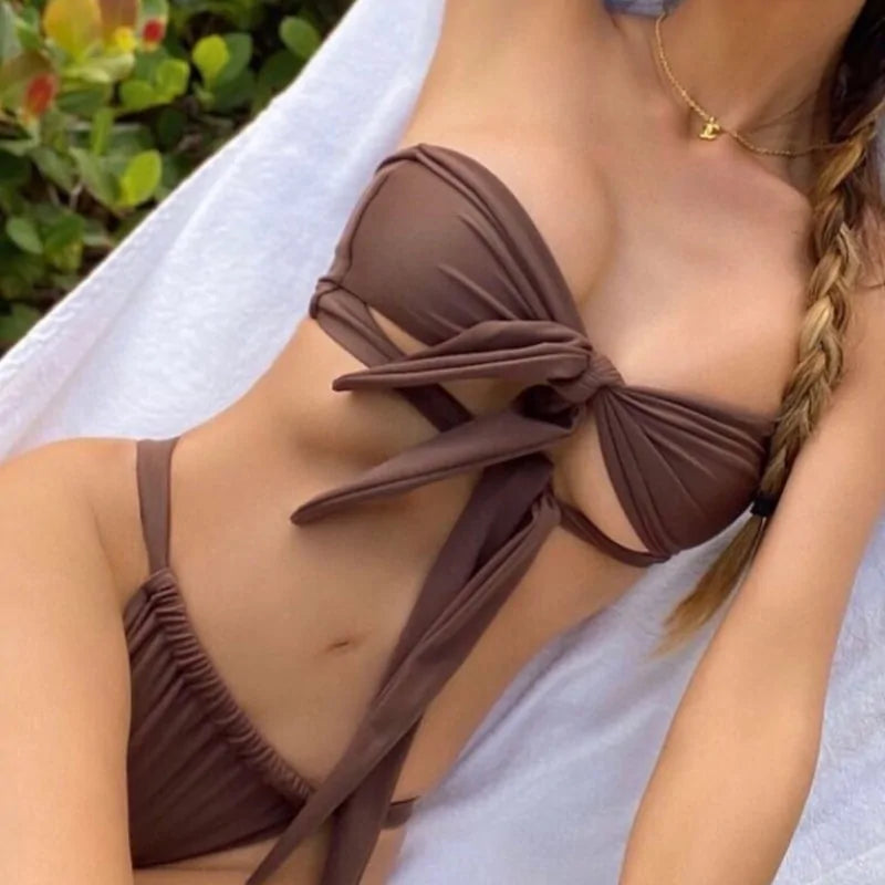 Joanna | Hollow Out Bikini Set