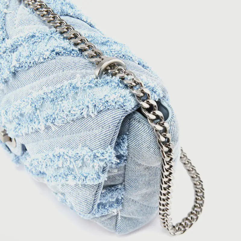 Denim kettingtas