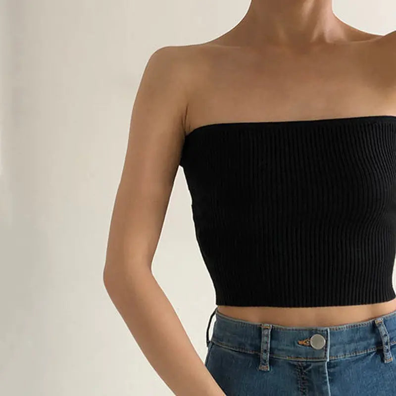 Nina | Elegant Strapless Top