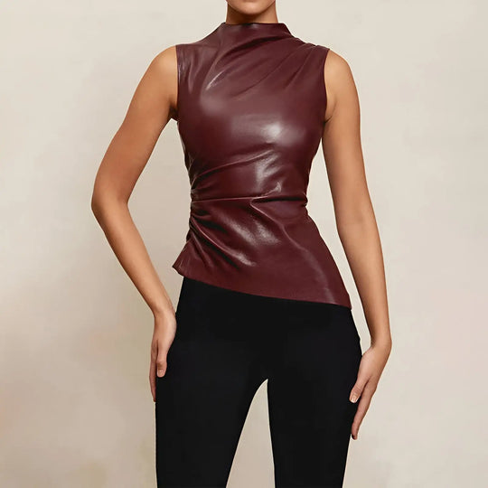 Adeline | Trendy ChicZip geplooide top