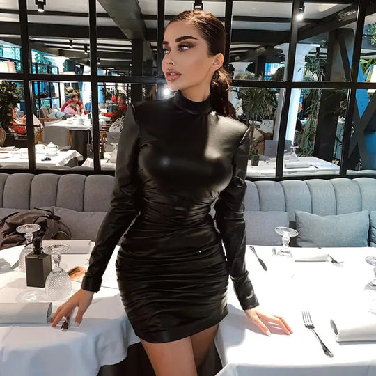 Lola | Vintage Leather Dress