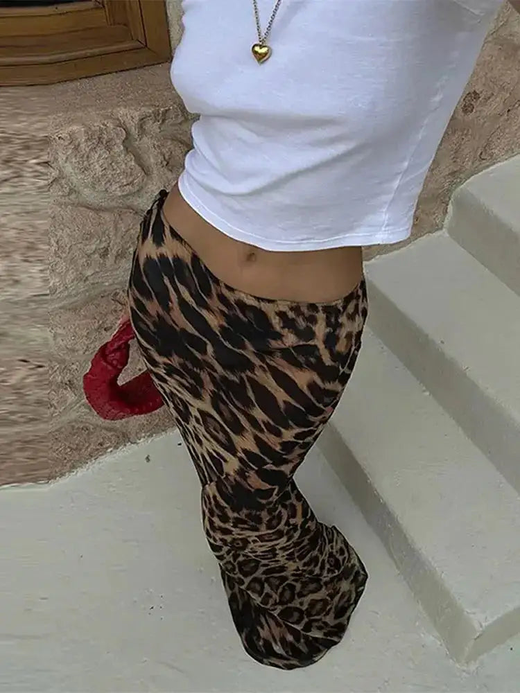 Marilyn | Leopard Print Length Skirt